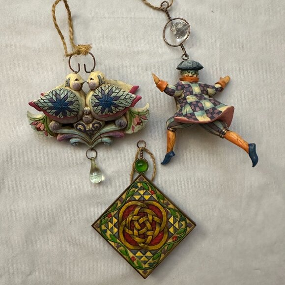 Jim Shore Heartwood Creek, Twelve Days of Christmas Ornament Set - Picture 9 of 16